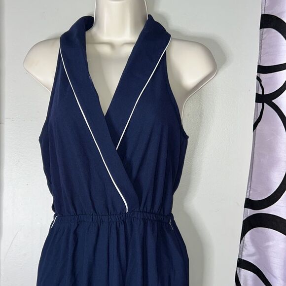 Forever 21 Contemporary Navy Blue Jumpsuit Small - Picture 14 of 14